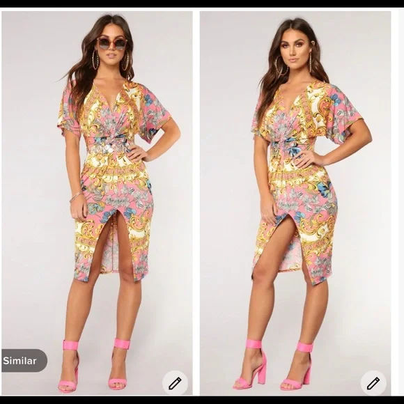semi formal dresses fashion nova Darby Pink Maxi Formal Dress - US 0 main image 1